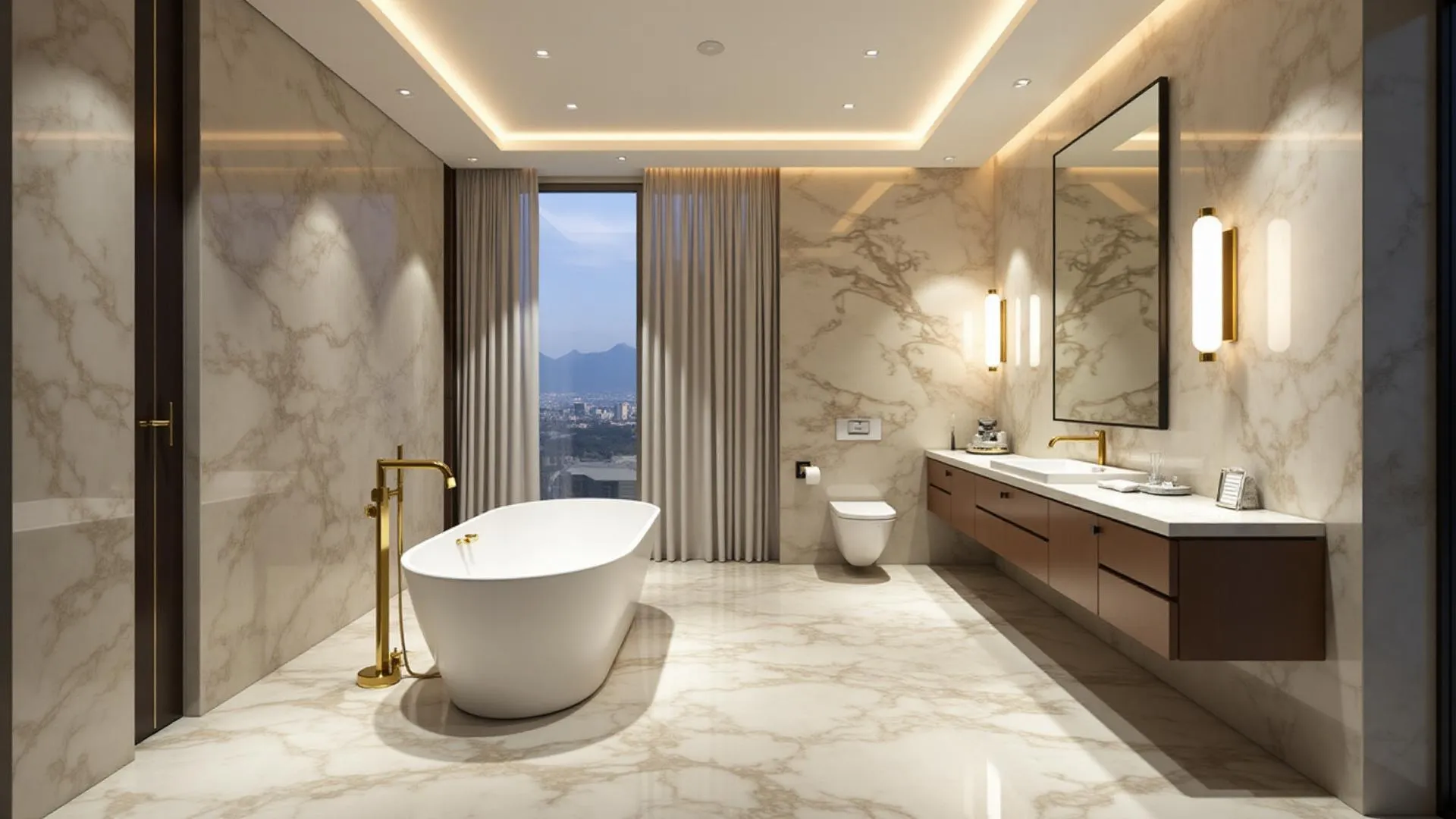 Baie spa cu marmură